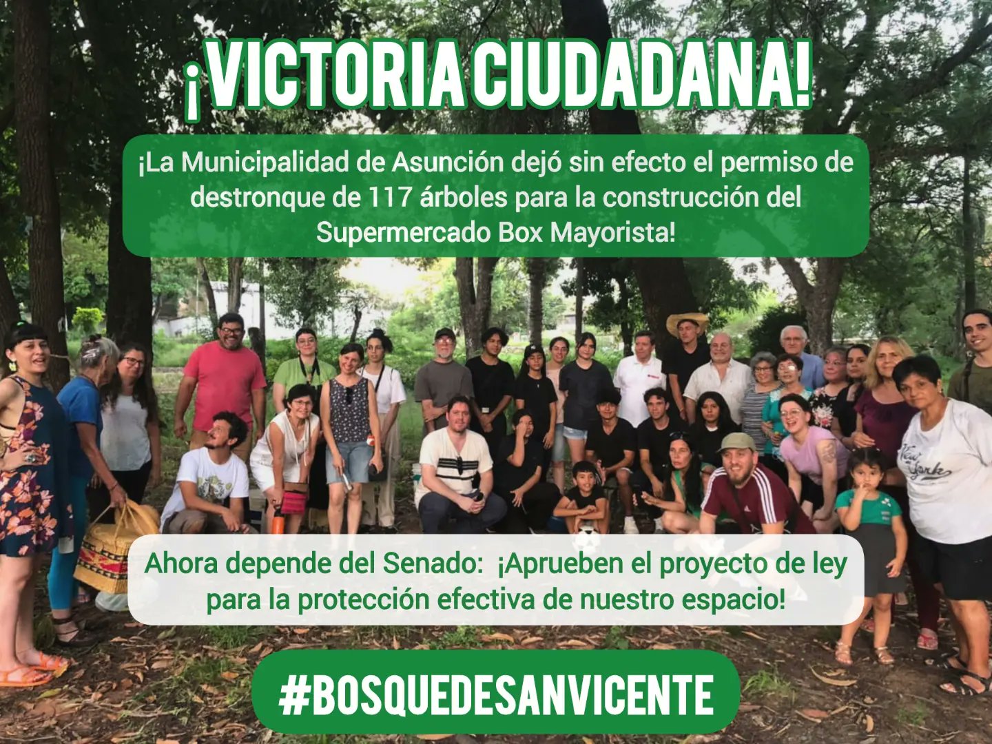 ¡Victoria ciudadana en tribunales para los vecinos en la defensa del Bosque de San Vicente!